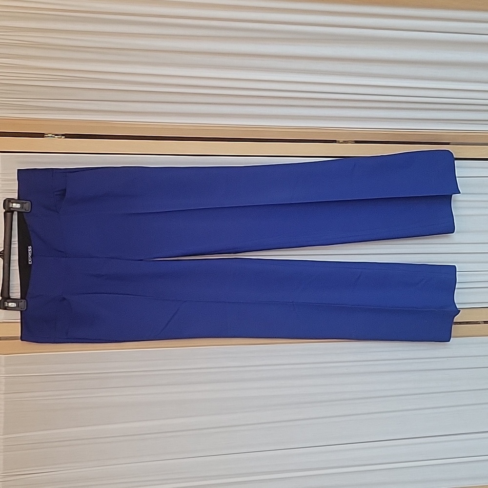 EUC Royal Blue Express Editor Flare Pants